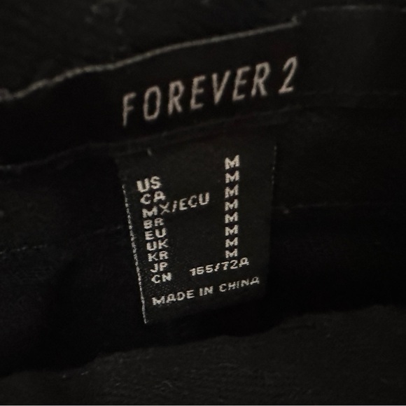 Bundle Set | EUC Coral Ruffle Sleeve Blouse + Black Belted Mini Skirt (Size M) - Picture 8 of 12